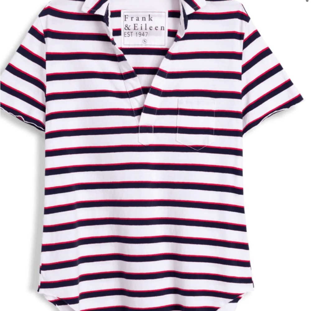 Frank & Eileen Charlotte‎ Perfect Polo, Size Large NWOT - Picture 2 of 14